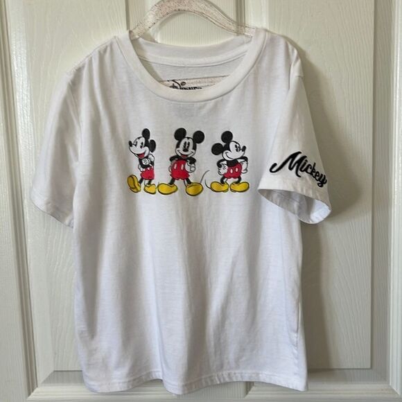 DISNEY GIRLS XS WHITE T-SHIRT - Picture 1 of 3